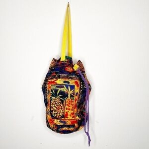 VINTAGE | Colorful Block Print Sling Bag